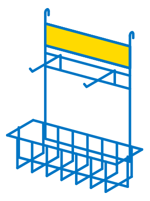 アクリル・スチール什器